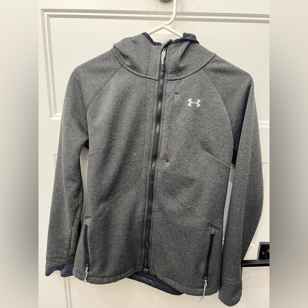 Under Armour Charcoal Zip-Up Jacket